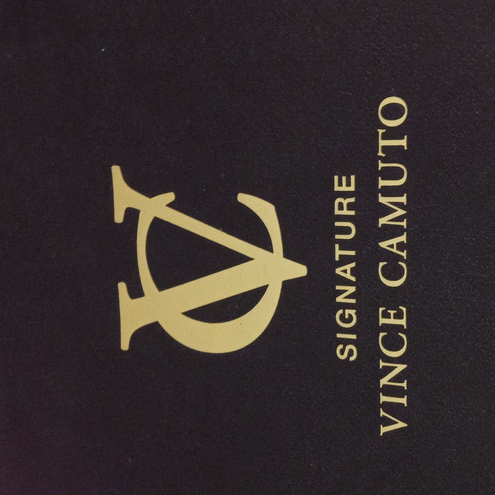 Vince Camuto Black Ankle Booties with Gold Buckle - Picture 7 of 7